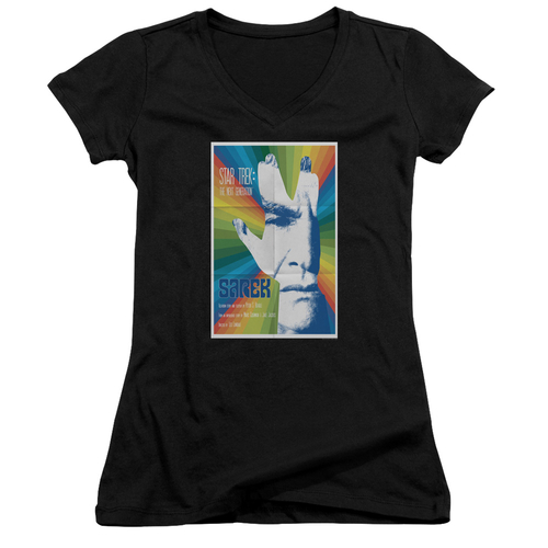 Trevco CBS2087B-JV-2 Star Trek & Tng Season 3 Episode 23 Junior V-Neck