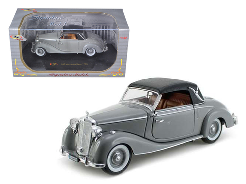 1950 Mercedes 170s Soft Top Gray 1/32 Diecast Model Car by Signature