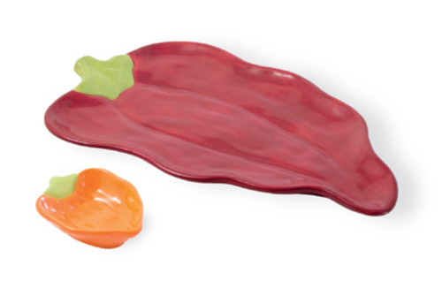 Boston International KAC18471 Chili Pepper a La Fiesta - Set of 2