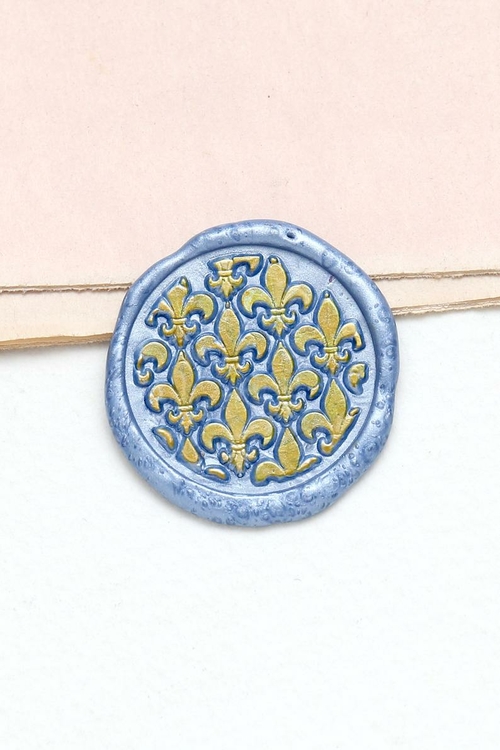 Fleur de lis Wax Seal Stamp /Wax seal Stamp kit /Custom Sealing Wax