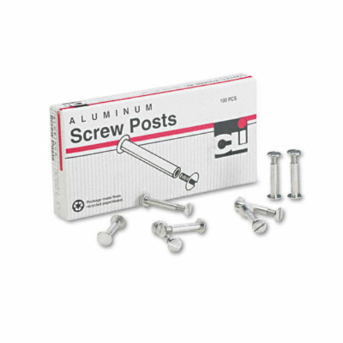 Charles Leonard 3706L Post Binder Aluminum Screw Posts  3/16 Diameter 