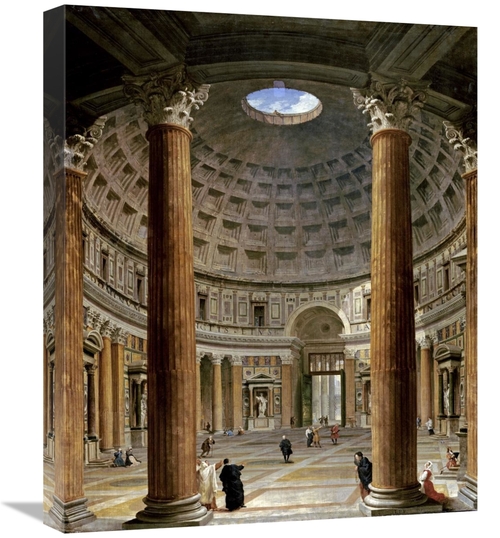 Global Gallery GCS-266979-22-142 22 in. The Interior of the Pantheon&#