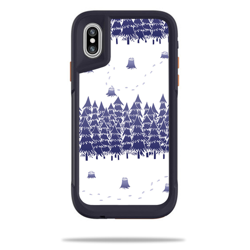 MightySkins OTPIPX-winter fox maze Skin for Otterbox Pursuit iPhone X 