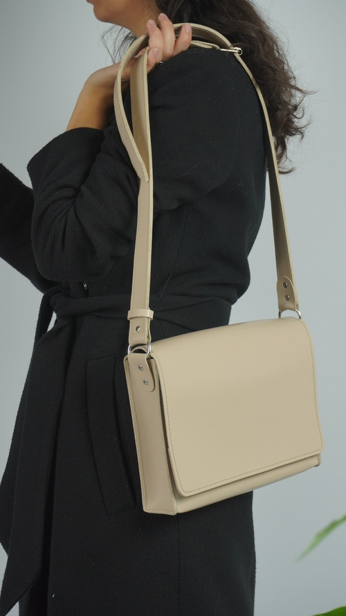 Elegant Small Bag, Soft Leather Purse Crossbody, Gift for Women