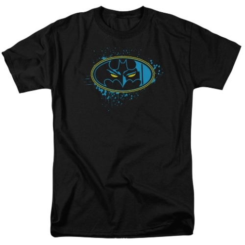 Batman-Eyes In The Darkness - Short Sleeve Adult 18-1 Tee - Black,