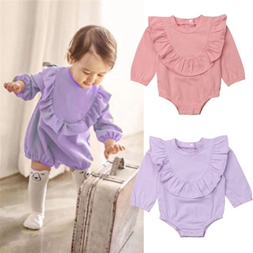 Cute Newborn Cotton Clothes Kids Baby Girls