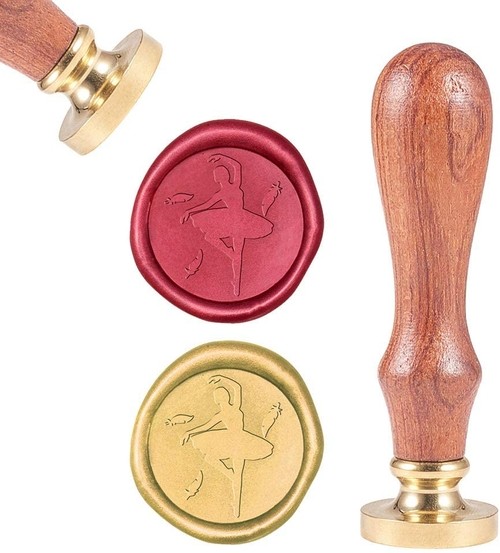 Ballet Dancer, Sealing Wax Stamps Retro Wood Stamp Wax Seal