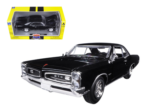 1966 Pontiac GTO Black \Muscle Car Collection\" 1/25 Diecast Model Car