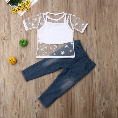 Fashion New Kids Baby Girls Outfits Clothes