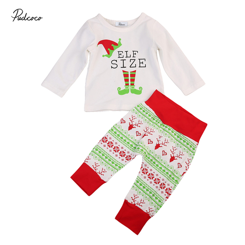 Babies 2PCS Xmas  Clothing Set Pjs Sets Cute