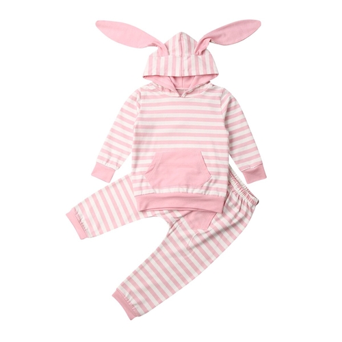 0 24M Kids Baby Girl Clothes Sets Long Sleeve