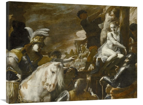 Global Gallery GCS-459989-3040-142 30 x 40 in. Clorinda Rescuing Sofro