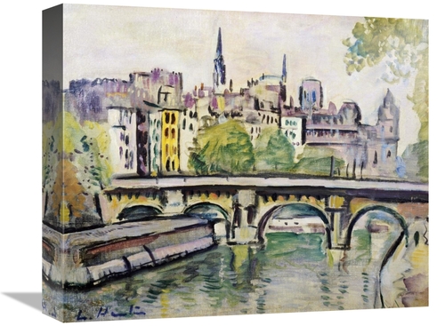 Global Gallery GCS-266606-16-142 16 in. Le Pont Neuf, Paris Art Pr