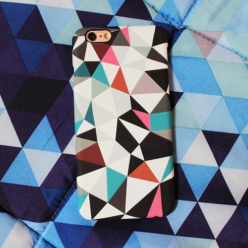 Colorful Geometrical Pattern iPhone Case