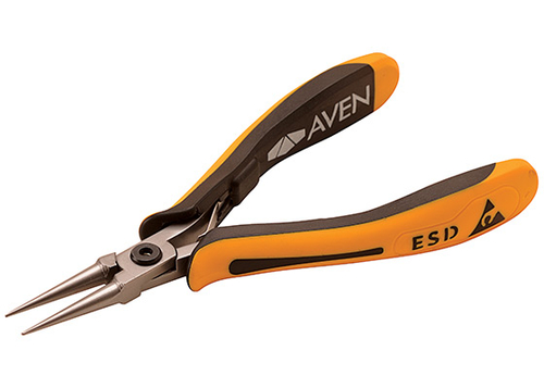 Aven 10846 Round Nose Pliers, Smooth Jaws - 5 Inch