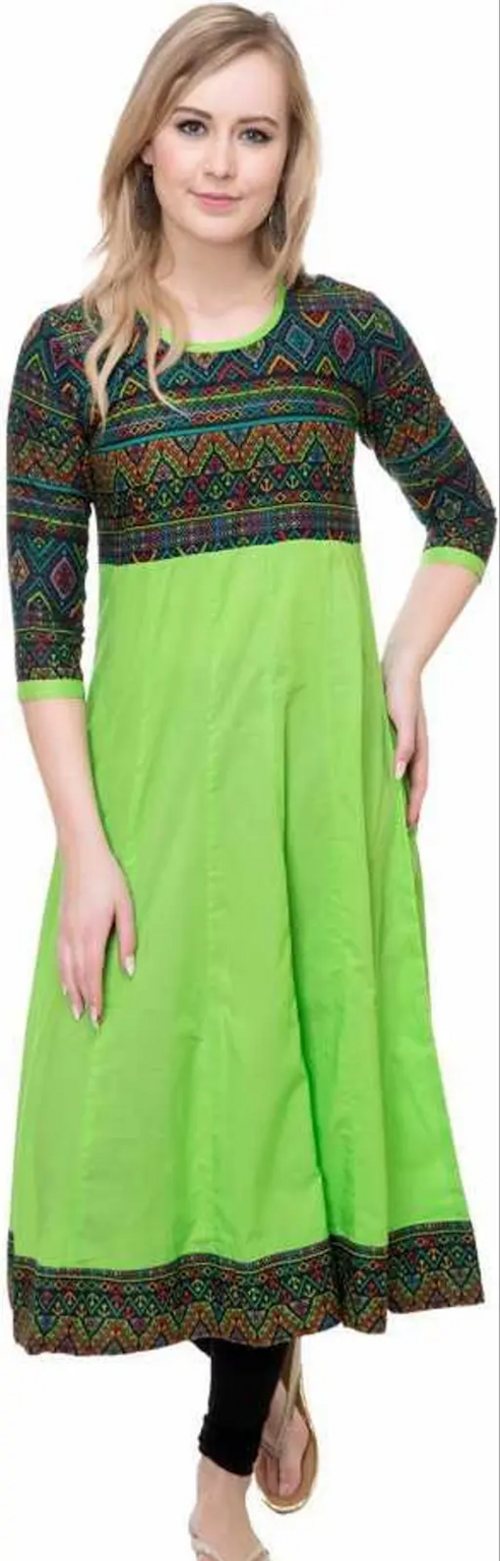 Women's Alisha Fabulous Kurtis
 Color Green Size XL