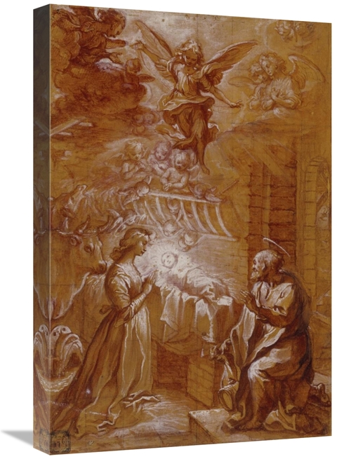 Global Gallery GCS-456778-1624-142 16 x 24 in. The Nativity Art Print 