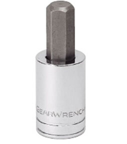 GearWrench 80428 0.38 in. Drive Hex Bit Socket- 7 mm.