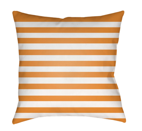 Surya BOO157-1818 18 x 18 x 4 in. Boo Square Throw Pillow, Orange 