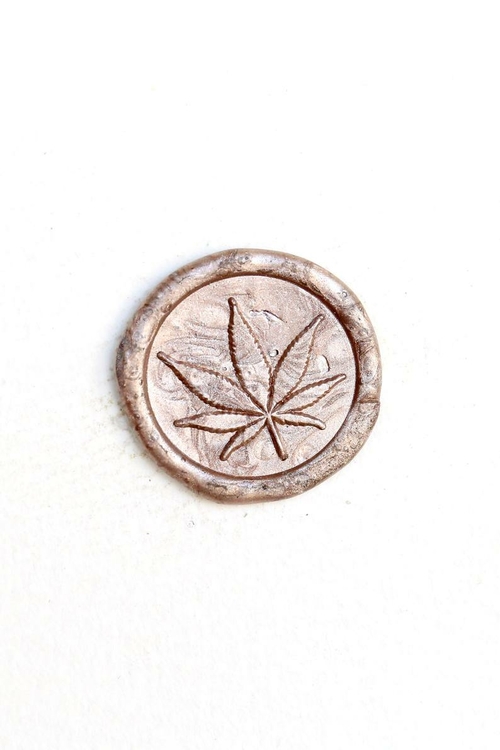 Cannabis Leaf Wax Seal Stamp /Wax seal Stamp kit