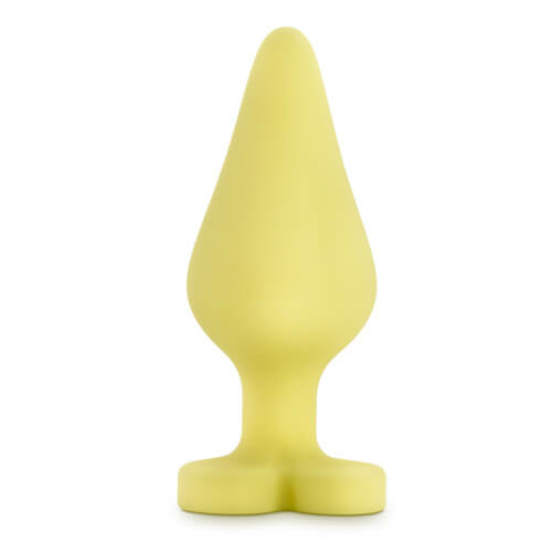 Candy Heart Butt Plug Spank Me Yellow