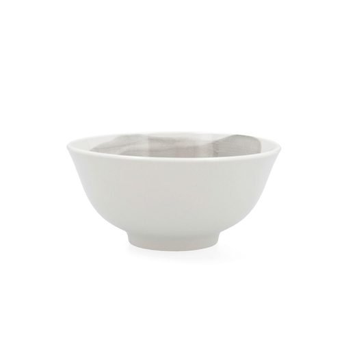 Bowl Bidasoa Etherea Ceramic Grey Ø 15 cm 6 Units (Pack 6x)