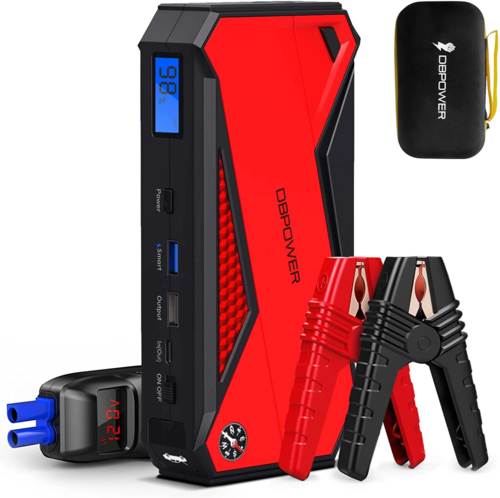 Car Jump Starter 1600A Peak 18000mAh Portable Power Pack