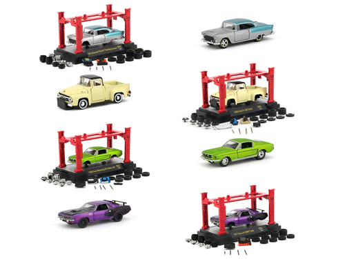 Model Kit 4 piece Car Set Release 24 1/64 Diecast Model Cars by M2