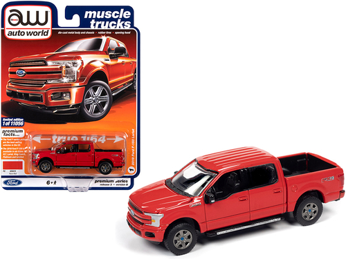 2019 Ford F-150 Lariat Pickup Truck Race Red \Muscle Trucks\" Limited