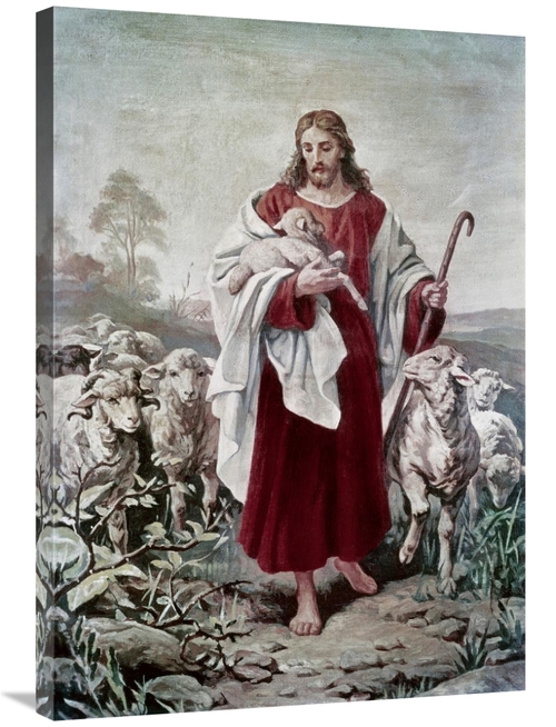 Global Gallery GCS-279449-36-142 36 in. The Good Shepherd Art Print - 