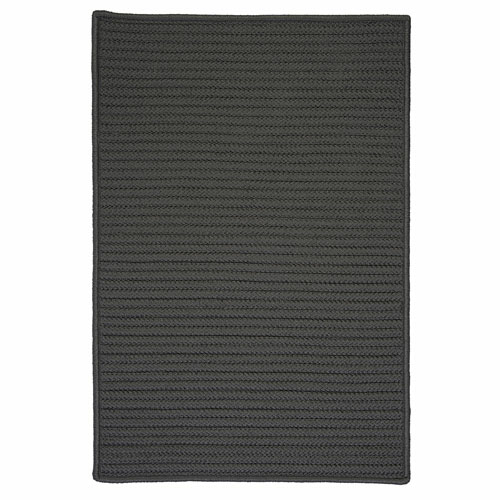 Colonial Mills Rug H661R084X108S Simply Home Solid - Gray 7 ft. x 9 ft