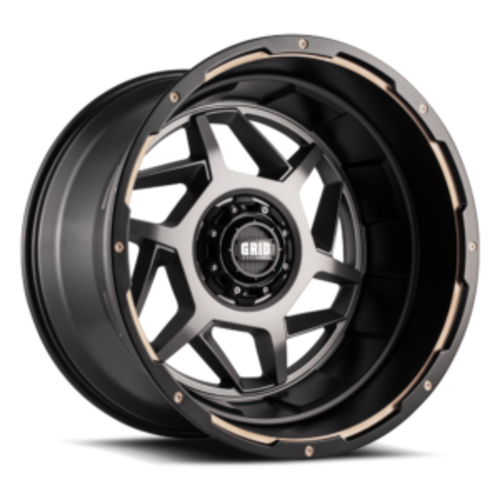 D2987A125 20 x 9 GD14 - 12 mm Offset 8 x 170 Anthracite with Black Lip