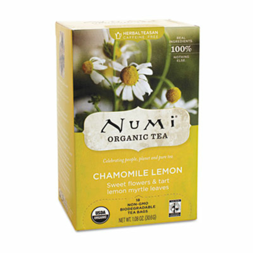 Numi Organic Tea 10150 Organic Teas and Teasans, Chamomile Lemon -