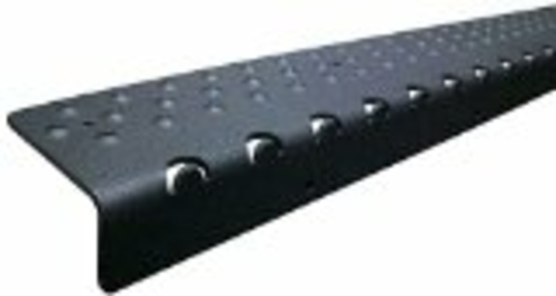 Handi Treads Aluminum Powder Coated Non-Slip Stair Nosing  Black