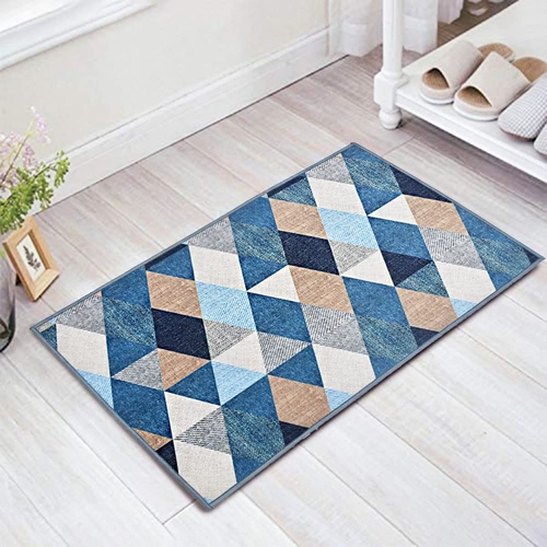 3D Printed Perisian Bedside Runner Carpet Anti Skid for Home