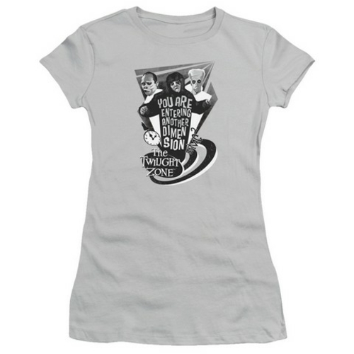 Trevco Twilight Zone-Another Dimension - Short Sleeve Junior Sheer Tee