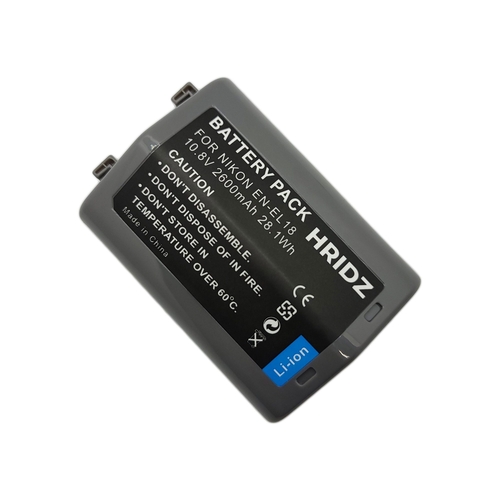 Main Hridz EN-EL18 Battery 10.8V for Nikon ENEL18 EN-EL18a D4 D4s S52 D5 Z9 image