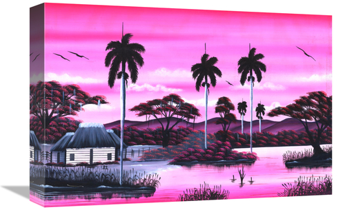 Global Gallery GCS-477313-1218-142 12 x 18 in. Jumby Village 1 Art Pri