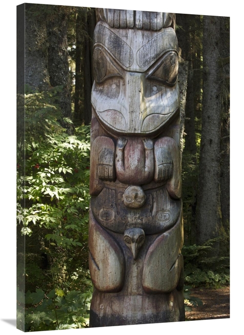 Global Gallery GCS-395428-2436-142 24 x 36 in. Tlingit Totem Pole,