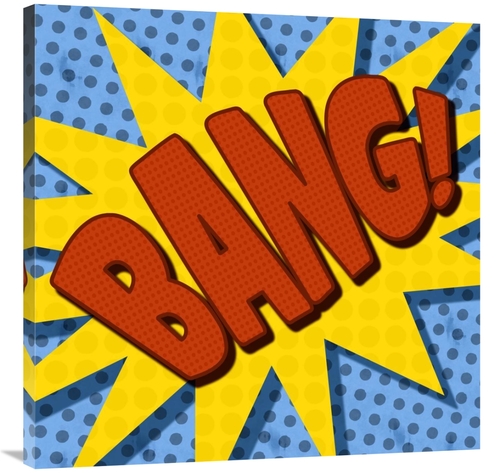 Global Gallery GCS-388374-3636-142 36 x 36 in. Word Power - Bang Art P