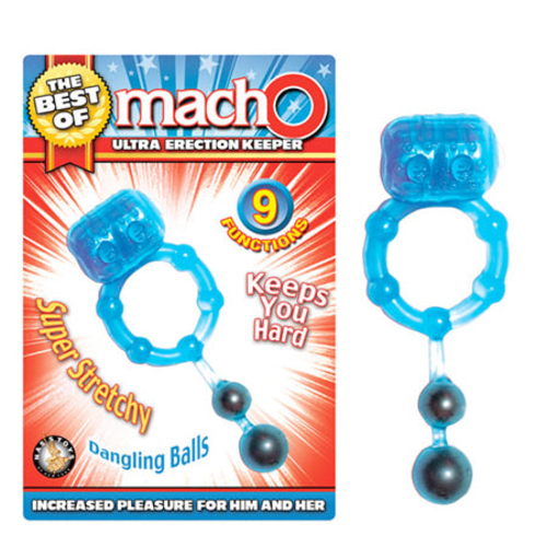 The Best Of Macho Ultra Erection Keeper 9 Function Dangling Balls