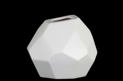 Urban Trends Collection 53025 Ceramic Patterned Irregular Round Vase w