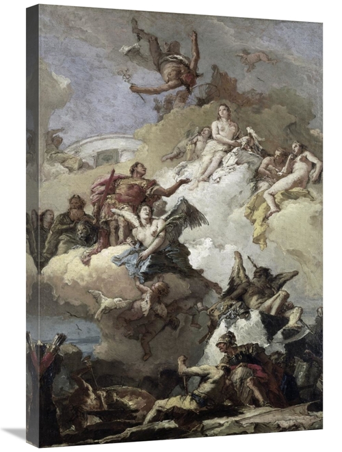 Global Gallery GCS-282877-30-142 30 in. Apotheosis of Aeneas Art Print