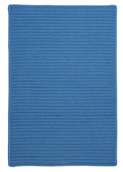 Colonial Mills Rug H870R024X144S Simply Home Solid - Blue Ice 2 ft. x 