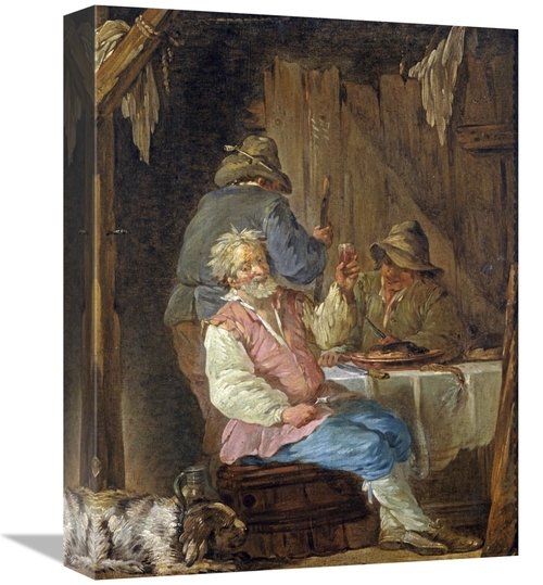 Global Gallery GCS-266247-16-142 16 in. An Old Man Smoking Art Print -