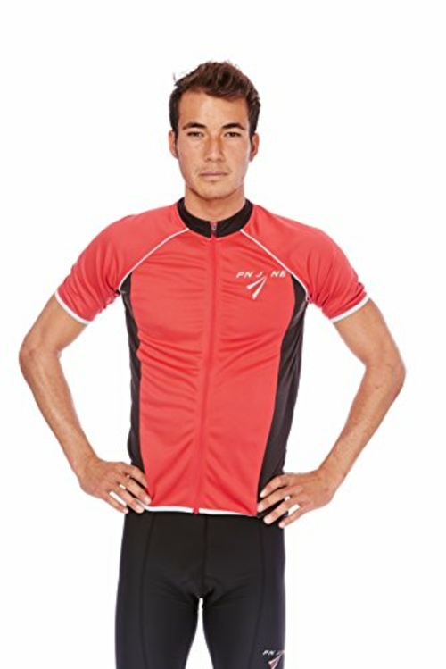 PN Jone O3-E4V6-32VF Mens Cocona Sport Cut Jersey, Red - 2XL