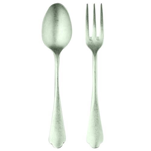 Serving Set (Fork and Spoon) DOLCE VITA PEWTER CHAMPAGNE