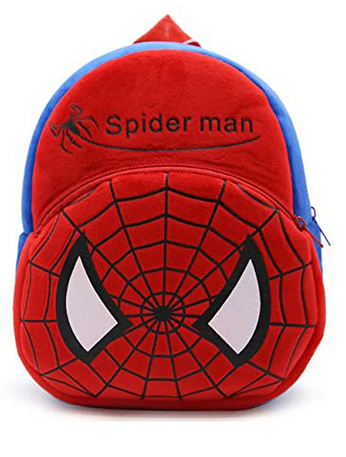 Little Hunk Spiderman School Bag - Height 12 Inches