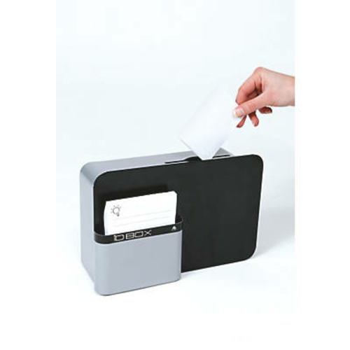 Alba IDBOX Suggestion Box - Black & Silver