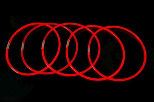 Blinkee 1675300 Glow Necklace, Red Tube of Fifty